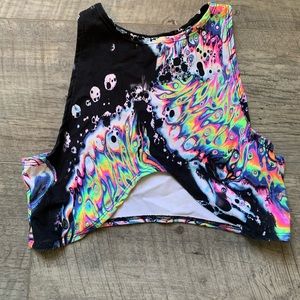 Freedom Rave Wear Underboob Top *like new*